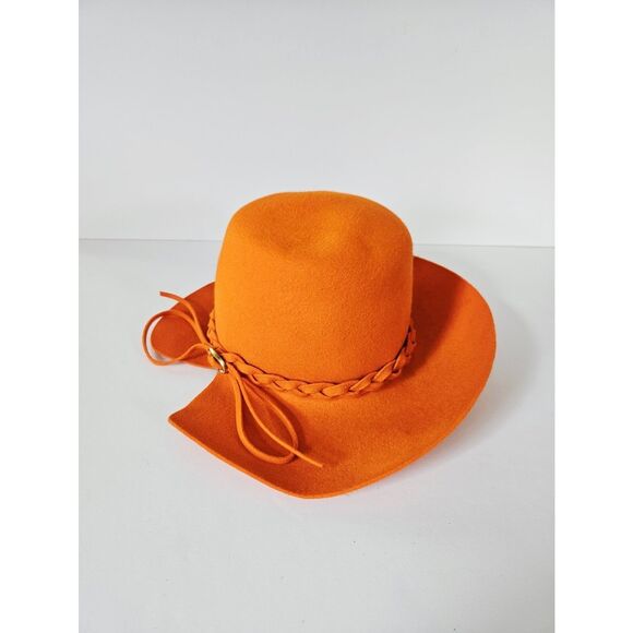 Vintage Glenover Henry Pollak Felted Wool Notched Brim Rancher Fedora Derby Hat main image 4